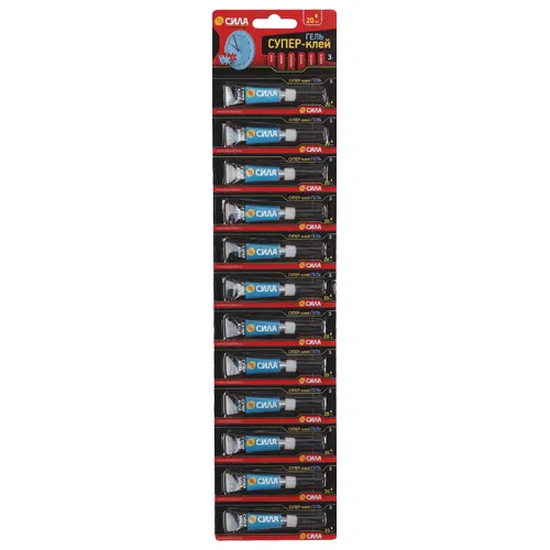 Super glue gel 3g SSGBL12-3 tape BL-12 (blister 12pcs) SILA C0042300