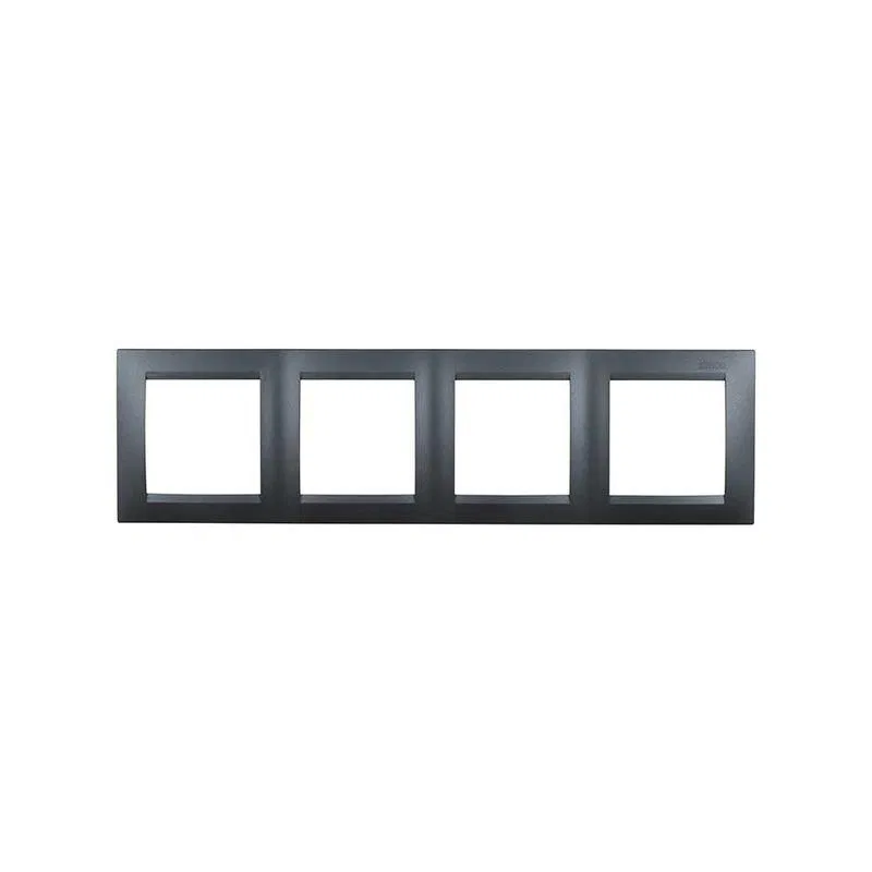 石墨色 4孔框架 Simon 1500640-038