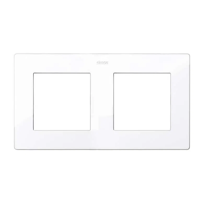 Frame 2-gang Simon24 white 2400620-030