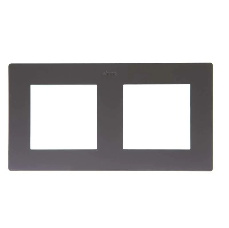 2-gang Frame Simon24 graphite 2400620-038
