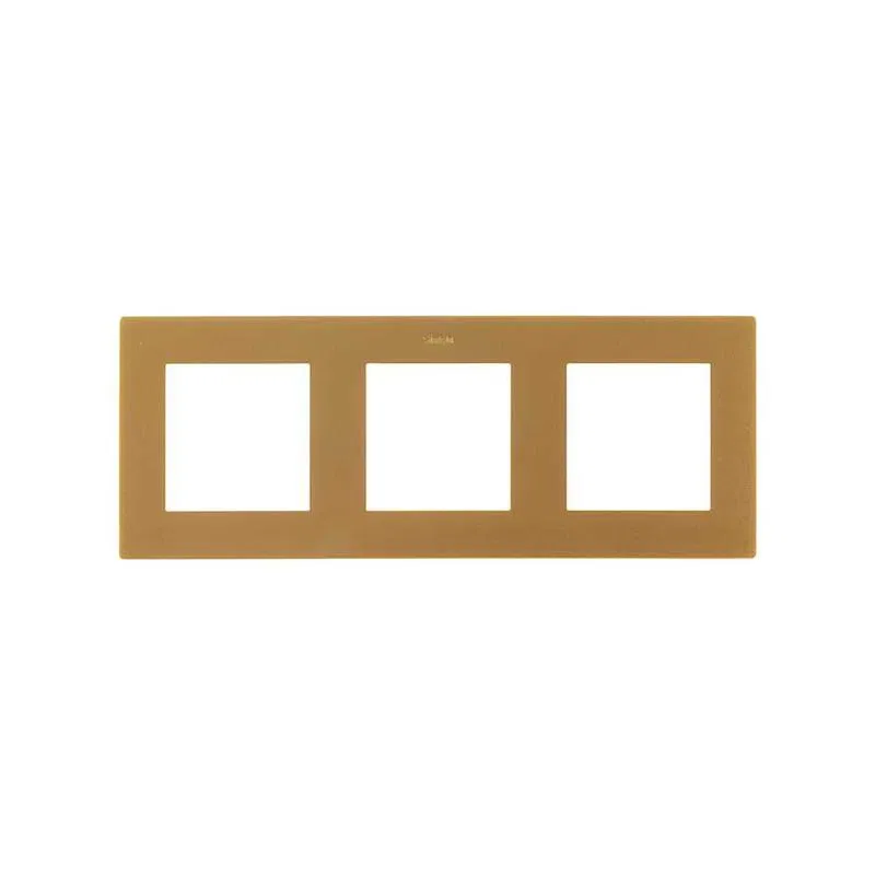 3-gang Frame Simon24 gold. Simon 2400630-166
