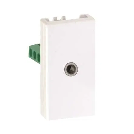 Socket SP Simon 27 IP20 3.5mm "mini-jack" for headphones narrow module screws mechanism bone Simon 2701092-031