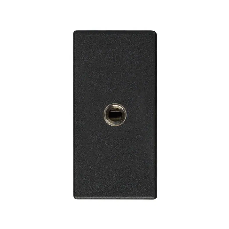 Simon 27 IP20 3.5mm "mini-jack" 耳机插座 窄模块 螺丝 机构 石墨 Simon 2701092-038