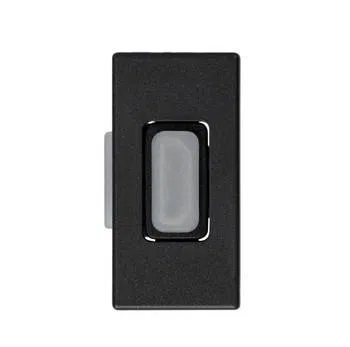 HDMI pass-through audio/video socket Simon 27 narrow module (female-female) mechanism graphite Simon 2701094-038