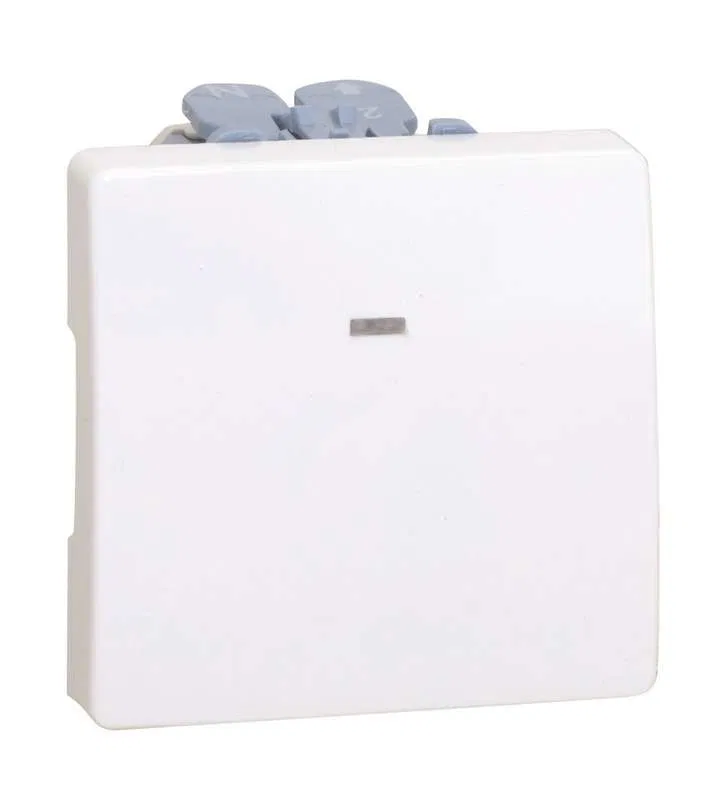 1-way 1-pole switch SP Simon 27 10A IP20 250V with control backlight mechanism white Simon 27102-65