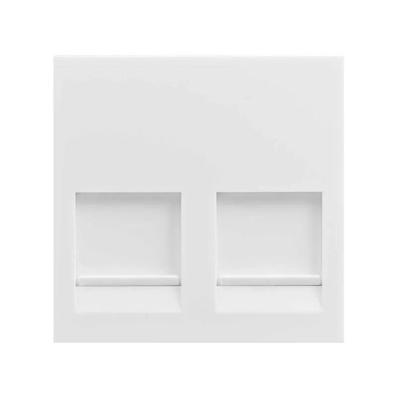 Adapter without shutters 2 RJ45 Keystone white Simon 400 40000089-030