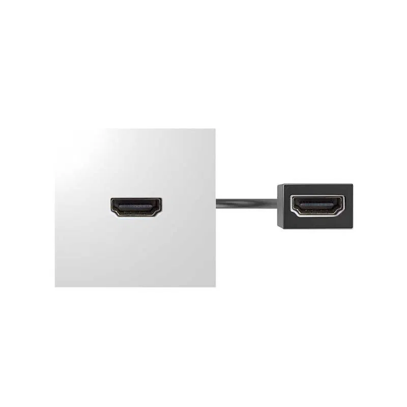 HDMI female/female pass-through adapter module white Simon 400 40001194-030