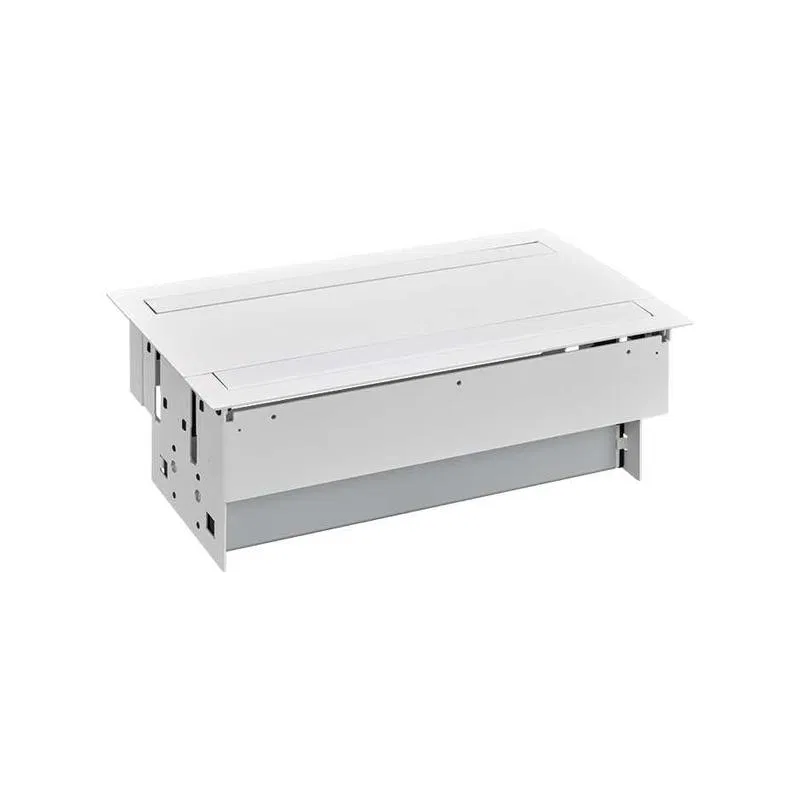 双面带盖嵌入式插座盒，含12x2P+E金属进线，白色 Simon 400 47606000-130