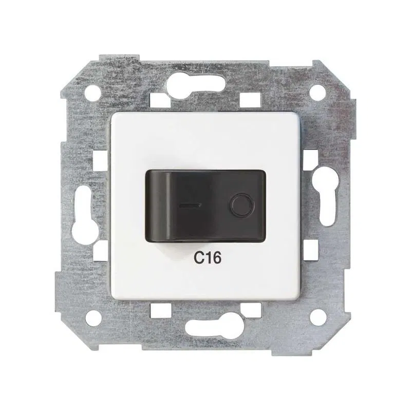 单极双极自动断路器 SP Simon 27/82/82Nature/88 16A IP20 230V 白色开关组件 Simon 75411-30