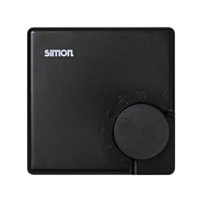 Room thermostat mechanism heat 10A 250V 5-30deg. graphite Simon 75500-68