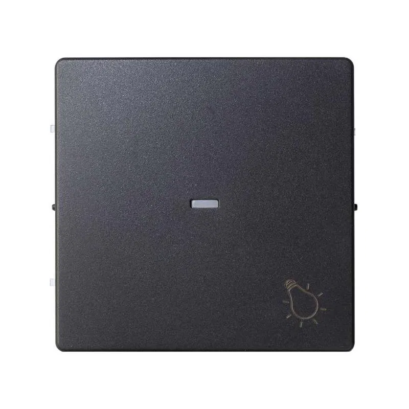 Клавиша с пиктограммой "свет" графит Simon82 Detail 8200016-038
