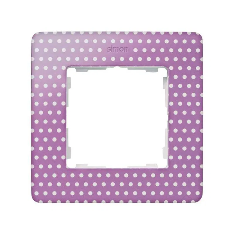 Рамка 1-м Simon82 Detail розовый точки Simon 8200610-213