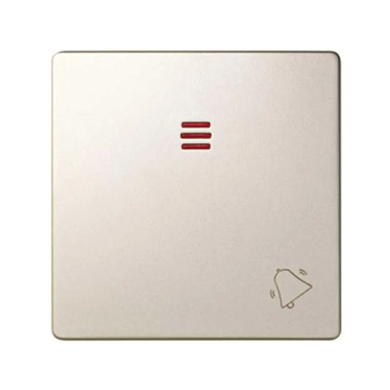 用于 75160-39 Simon82/82Nature 香槟色 82015-34 的“铃铛”图标按键