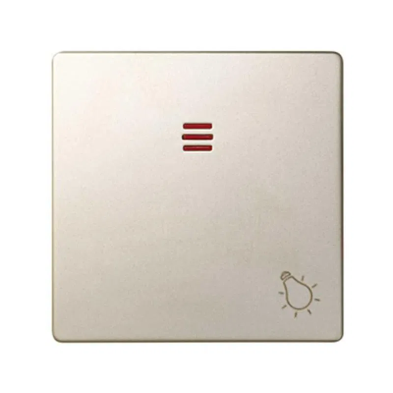 Key with "lamp" pictogram for 75160-39 Simon82/82Nature champagne 82016-34