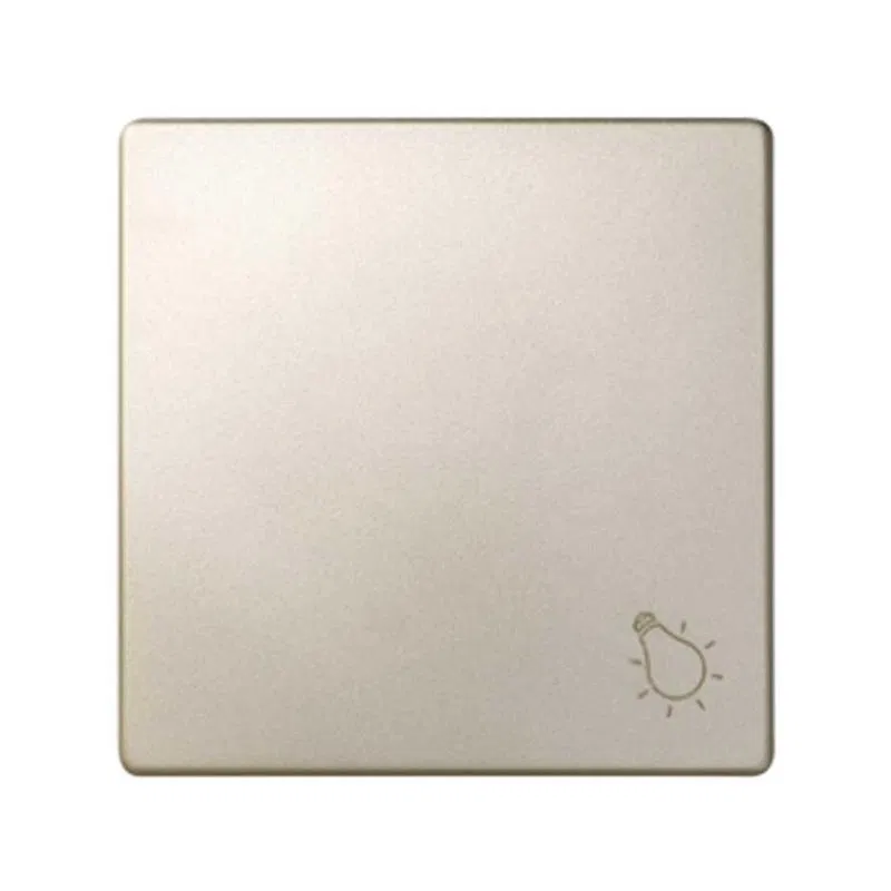 Key with "lamp" pictogram for 75150-; 75152-39 Simon82/82Nature champagne 82018-34