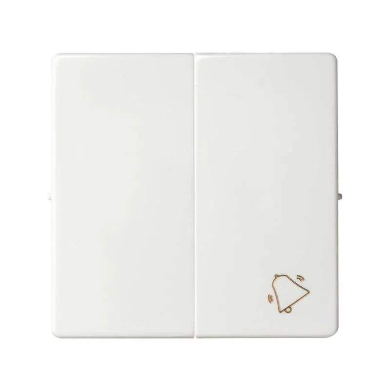 Double switch with "bell" pictogram for 75301-39 Simon82/82Nature bel. 82027-30