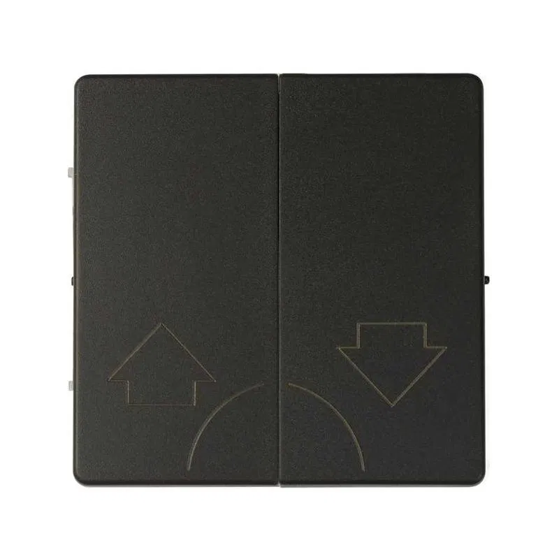 Double switch for 75396-39 Simon82/82Nature graphite 82029-38