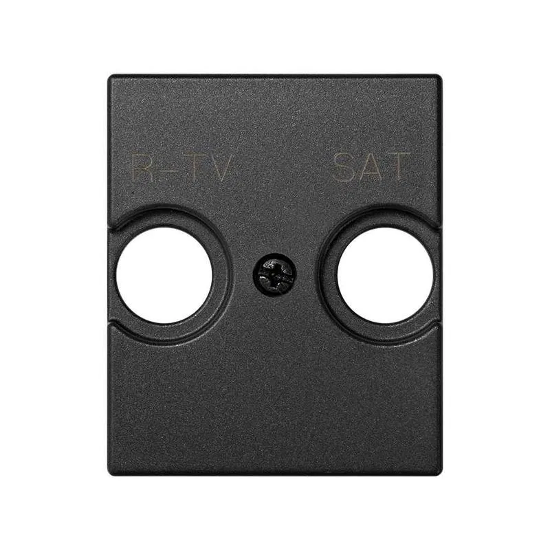 Накладка розетки 75466; 75467; 75468-69 Simon82 Centralizations графит 82097-58