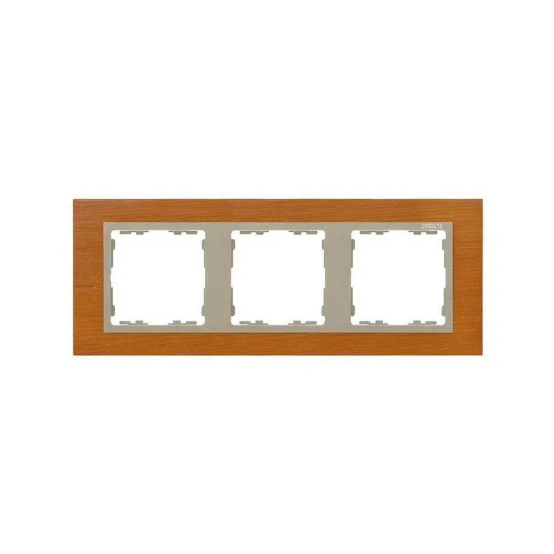 Рамка 3-м Simon82 Nature дуб/шампань дерево Simon 82937-66