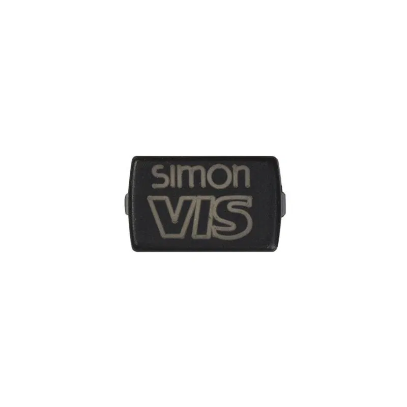 带有 "SimonVis" 图案的插片 Simon82/82Nature 石墨色 82982-62