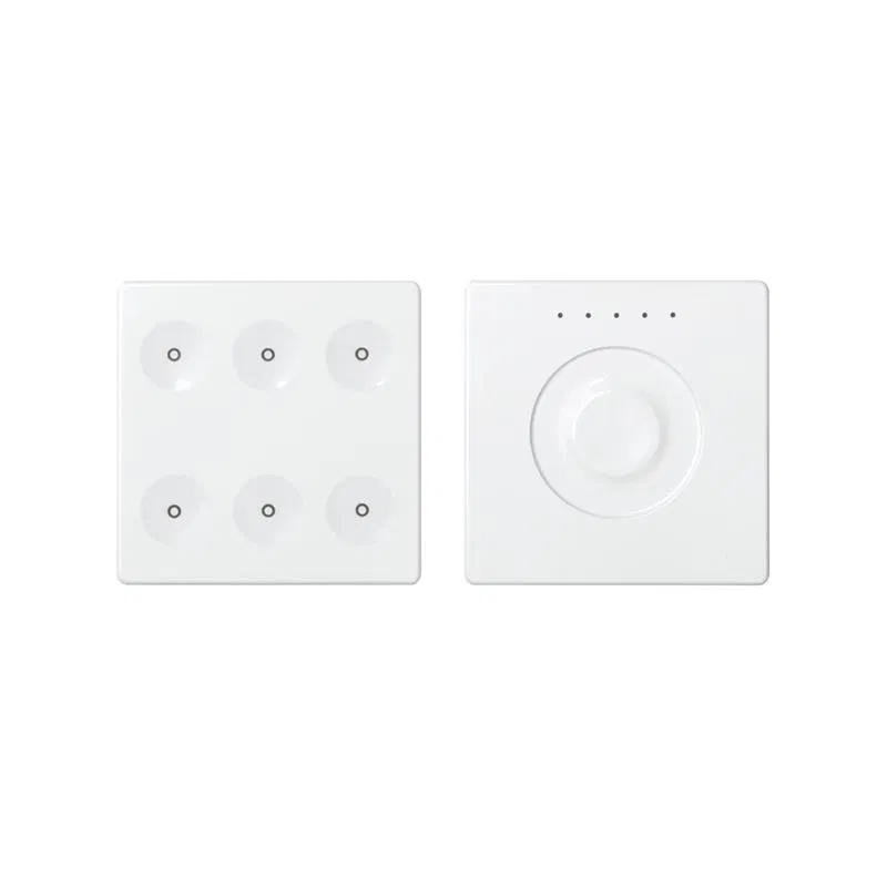 Комплект выключателя 6-кл. сенсорн. + регулятор KNX; RJ12 бел. Simon82 Sense 8400671-030