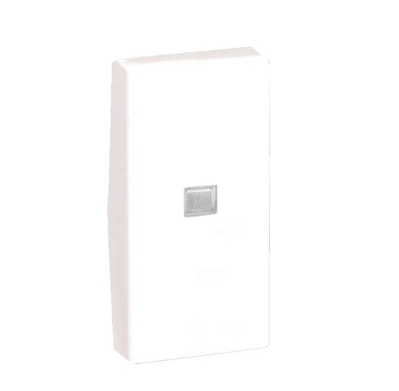 Клавиша узкая с индикатором для выкл. К304 22.5х45мм алюм. Simon Connect K113-8