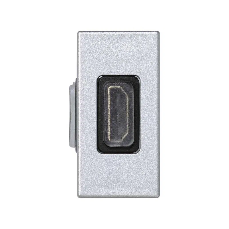 Плата с разъемом HDMI 22.5х45мм "мама-мама" алюм. Simon Connect K129B-8