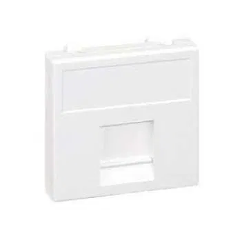 Адаптер на 1 RJ45 коннектор защ. шторки бел. SimonConnect K76-9