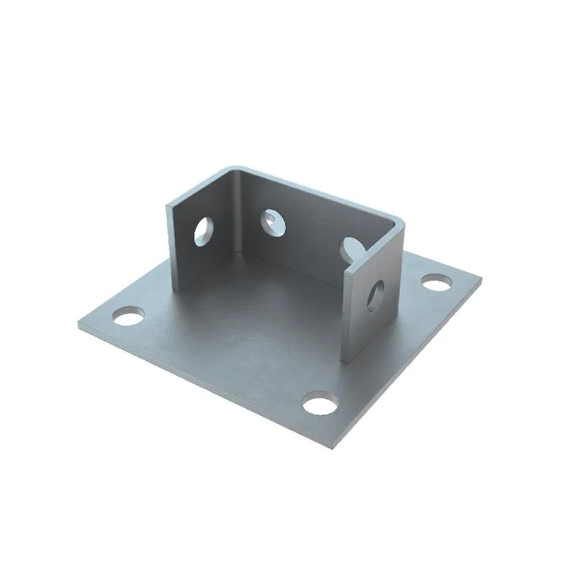 Single-channel base for double strat-profile 41x82 steel 4mm OSN41-82 HD KM LO14748 KM SYSTEM
