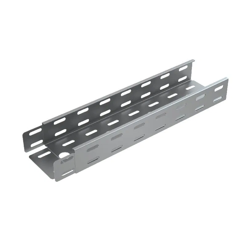 Perforated sheet tray 100x50 L2000 steel 0.7mm "BYSTRY MONTAZH" LP50-100-0.7-2000 KM LO4123 SYSTEM KM