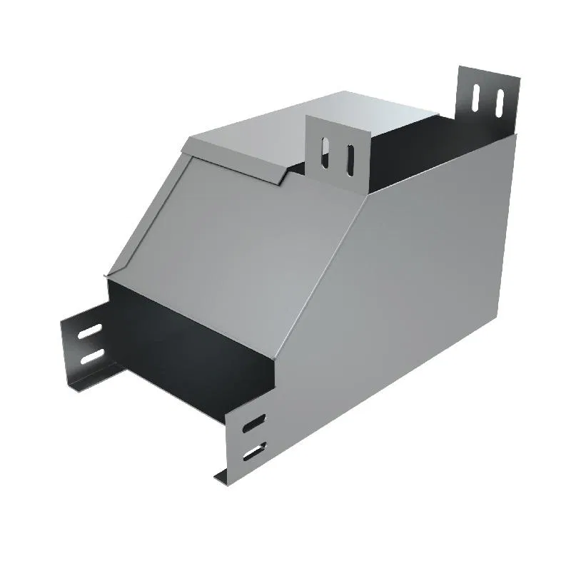 90度内弯右转垂直槽盒转角 200x50 钢 1mm NLPD90-50-200-R KM LO6555 KM SYSTEM