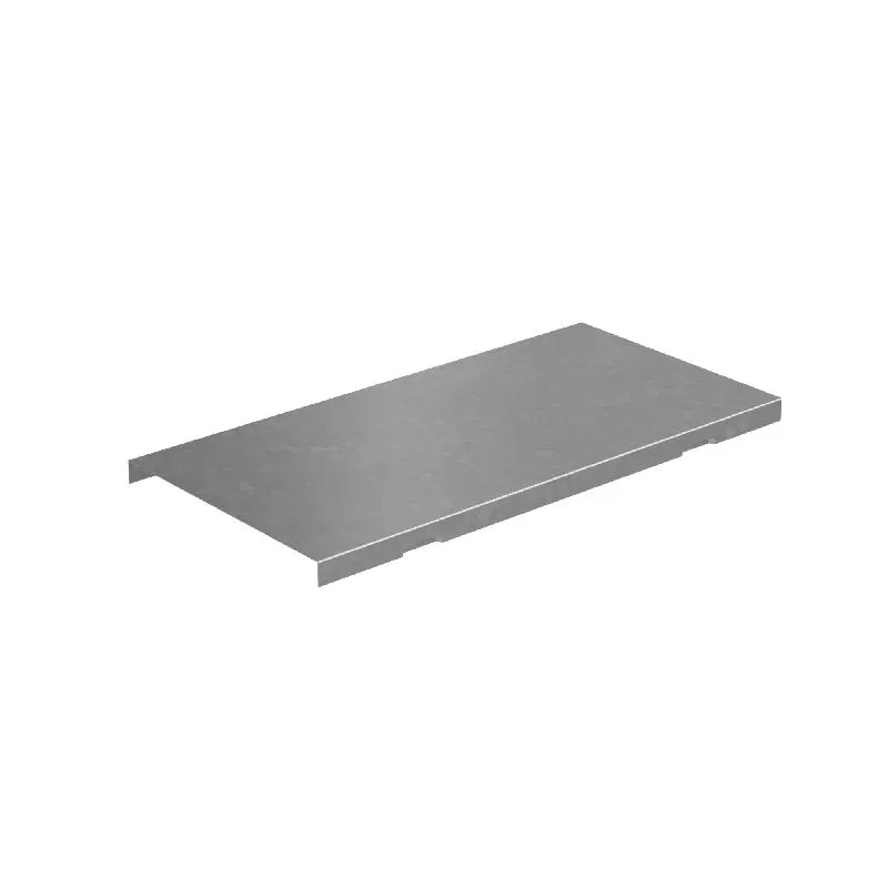 Cover for T-shaped branch. vertical. adapter with 90deg track turn. 200-100 steel 0.55mm "PLUS" (lower part is smaller than original) KTDPSplus90-200-100 KM PL4195 KM SYSTEM