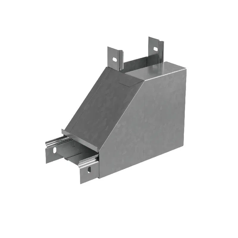 Угол для лотка вертикальный внутренний левый с разворотом трассы на 90град. 50х50 "ПЛЮС" NLPDplus90-50-50-L INOX304 КМ PL6088 СИСТЕМА КМ