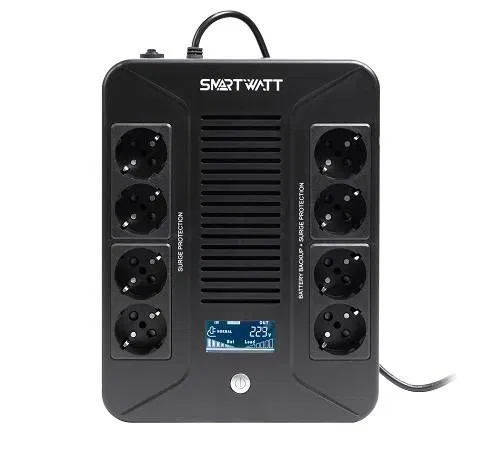 Источник бесперебойного питания UPS SAFE PRO LCD 600 SmartWatt 3703020280001