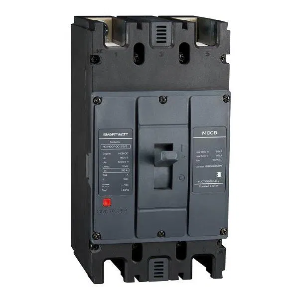Выключатель автоматический в литом корпусе PDE HCB400F-DC-250/3 250А 3P 30кА SmartWatt 4512020500074