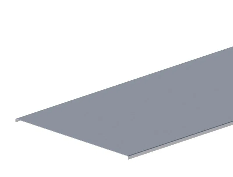 Tray cover straight base 400 L2000 steel 1mm LK.400.15.2000.1.1 SOEMI H0121211126 SOEMI St.Oskol