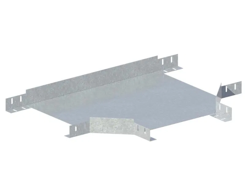 T-shaped tray diverter. 400x100 steel 1mm LMs-T tsUT2.5 galv. SOEMI N0122370626 SOEMI St.Oskol