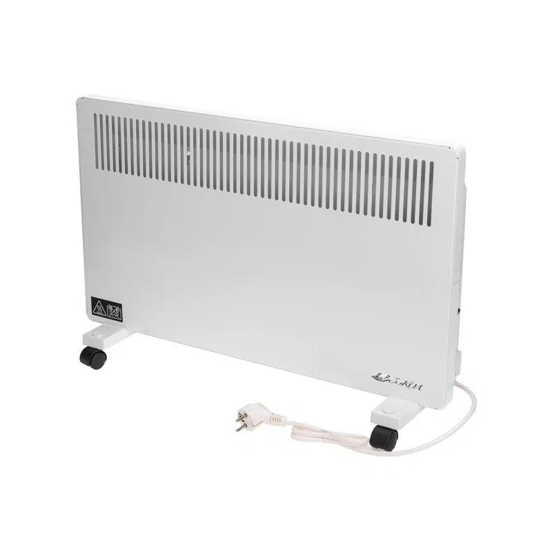 电暖器 1.5kW 带机械温控器 X型。发热元件滚轮+墙壁安装 SOCOL 60-0087