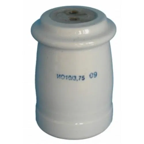 Изолятор опорный ИО-10-3.75 II У3 (2 отв. М8/1 отв. М12) Электрофарфор 00-00000241 СПК прочее