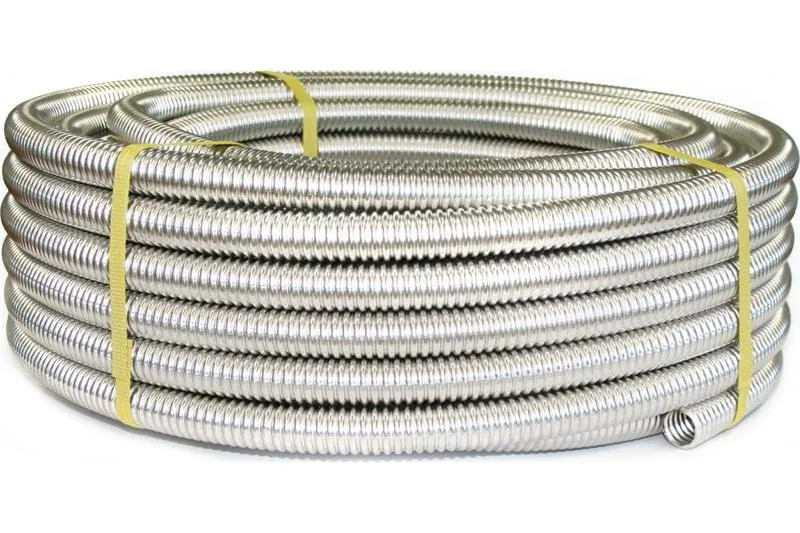 Труба гофрированная отожженная SS304 20А нерж. сталь (дл.50м) Stahlmann 2217466