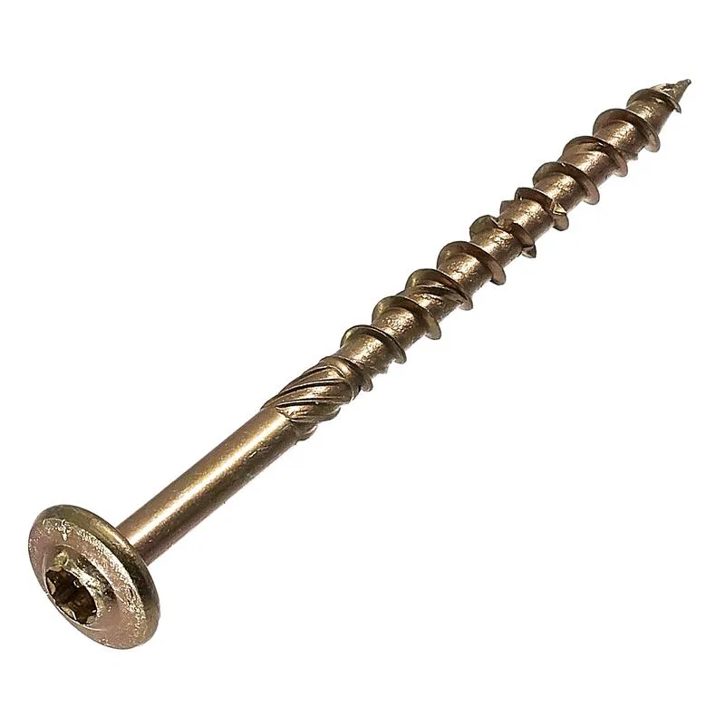 Саморез конструкционный тарельчатый 8х120 Torx желт. цинк (уп.2шт) европодвес СТРОЙМЕТИЗ 20230926004