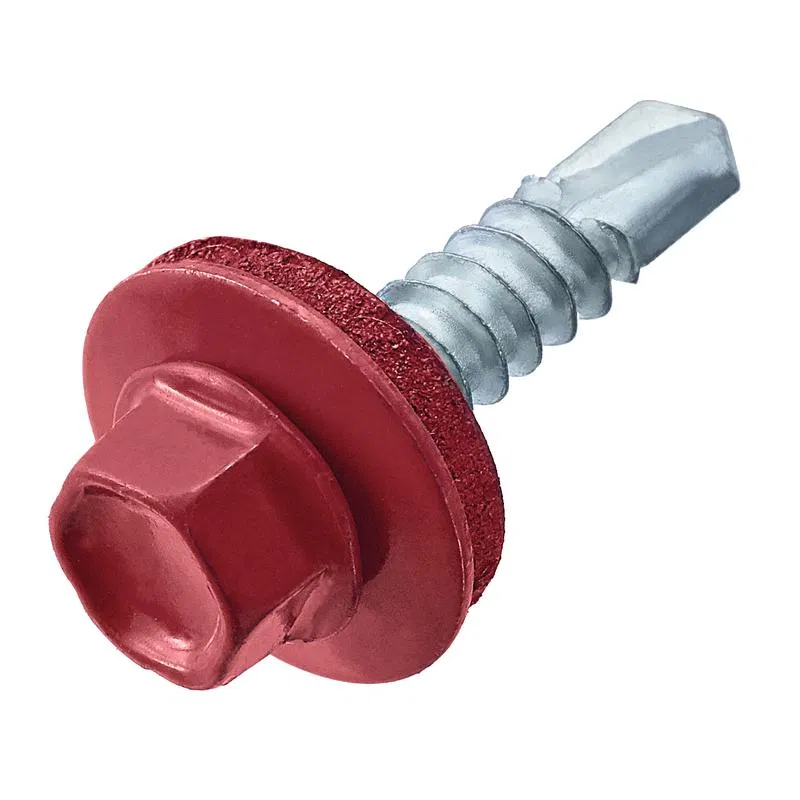 Саморез кровельный 4.8х35 RAL 3011 корич./красн. (коробка) (уп.60шт) СТРОЙМЕТИЗ 2100034