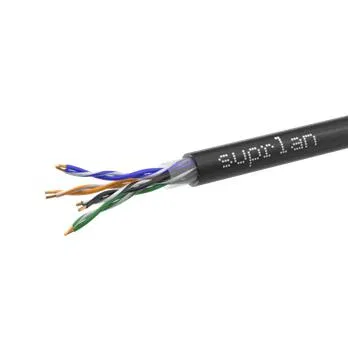 Кабель витая пара U/UTP кат.5E 4х2х0.52 Cu LSZH нг(А)-HF UV In./Out Premium 305м (RUS) (м) SUPRLAN 01-0309-1