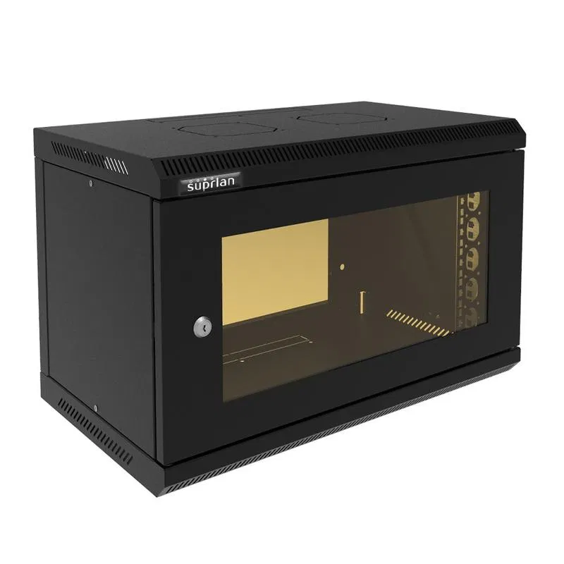 Шкаф телекоммуникационный настенный ТВС-9U-600-350-СР-9005 SUPRLAN 05-2090-B