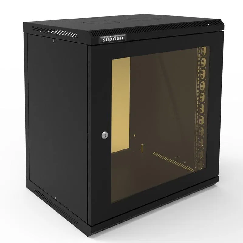 Шкаф телекоммуникационный настенный ТВС-12U-600-450-СР-9005 SUPRLAN 05-2123-B
