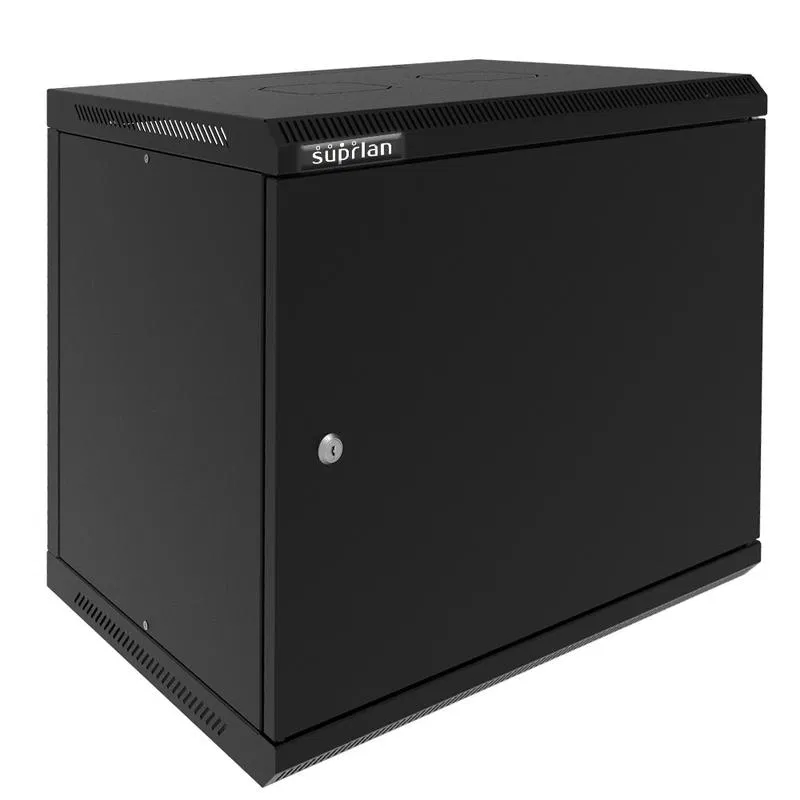 Шкаф телекоммуникационный настенный ТВС-12U-600-450-МР-9005 SUPRLAN 05-2124-B