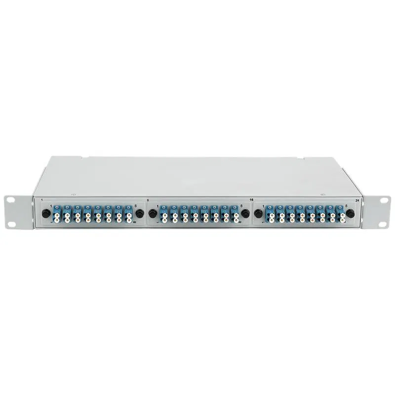Кросс оптический 19дюйм 1U компл. 24хDLC/UPC SM 9/125 OS2 SUPRLAN 09-0256