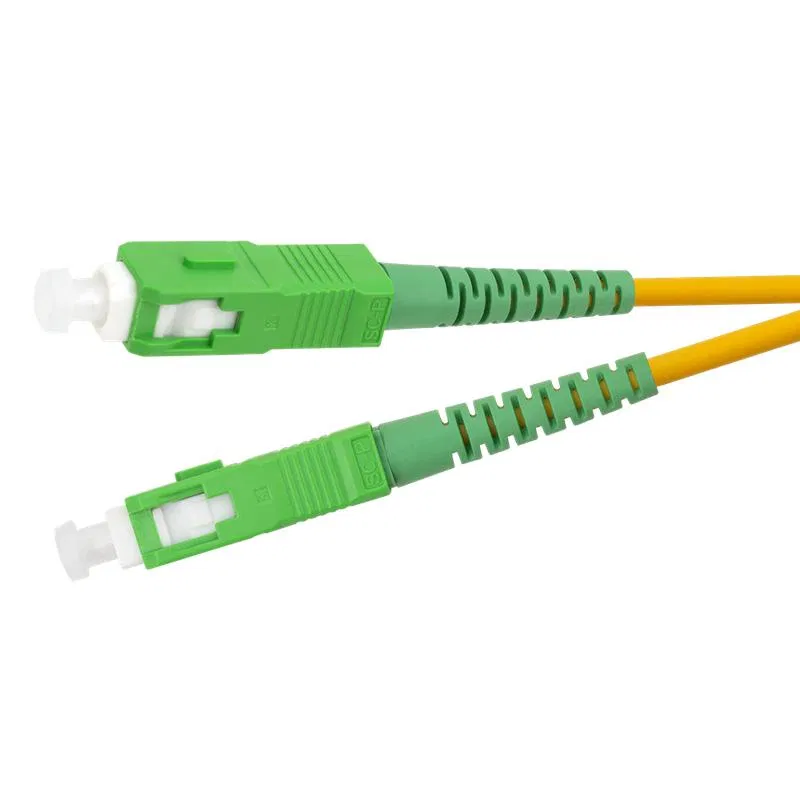 Патч-корд ВО SM(G.652.D) SC/APC-SC/APC 3.0мм simplex LSZH 1м SUPRLAN 09-05062