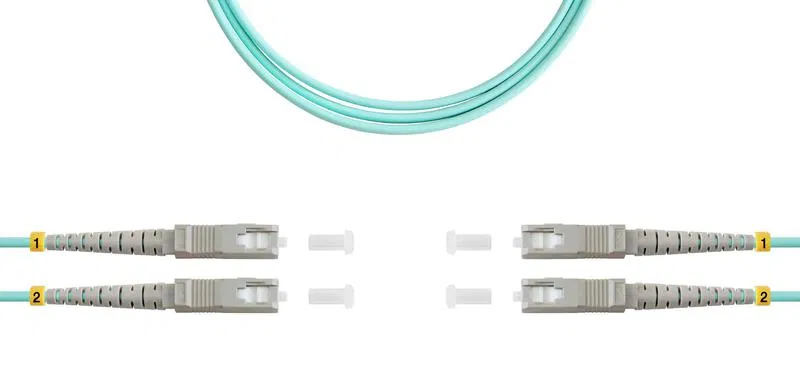Патч-корд ВО MM(OM3) SC/UPC-SC/UPC 3.0мм duplex LSZH 2м SUPRLAN 09-12057