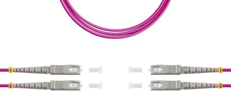 Патч-корд ВО MM(OM4) SC/UPC-SC/UPC 3.0мм duplex LSZH 10м SUPRLAN 09-12085
